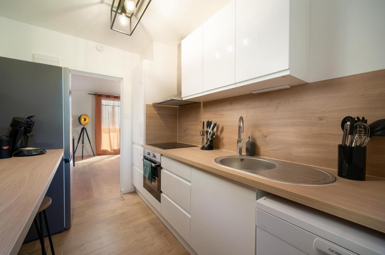 Grand Appartement 3 Chambres Avec Clim Et Balcon Marseille Bagian luar foto