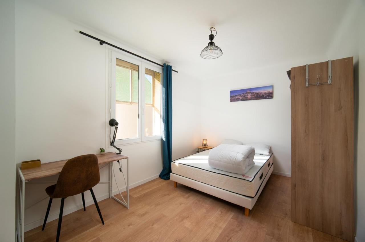 Grand Appartement 3 Chambres Avec Clim Et Balcon Marseille Bagian luar foto
